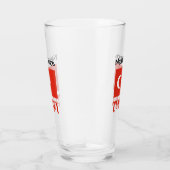 Turkse vlag en Turkije gepersonaliseerd Glas (Rechts)