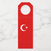 Turkse vlag flessenhanger (Voorkant)