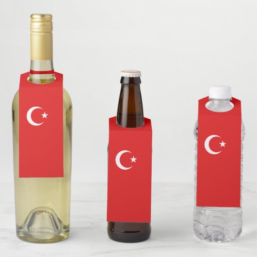Turkse vlag flessenhanger (In situ)