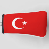Turkse vlag golfheadcover (Voorkant)