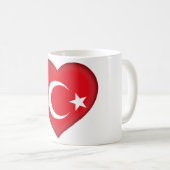 Turkse vlag koffiemok (Voorkant rechts)