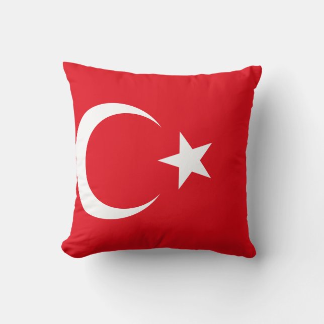 Turkse vlag kussen (Voorkant)