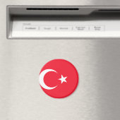 Turkse vlag magneet (Insitu (Vaatwasser))