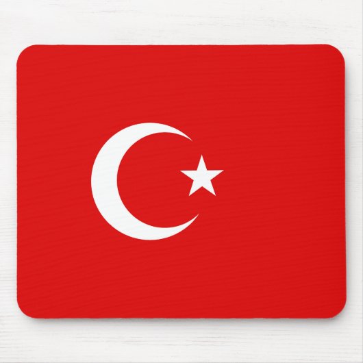Turkse vlag muismat (Voorkant)