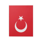 Turkse vlag notitieblok (Gedraaid)