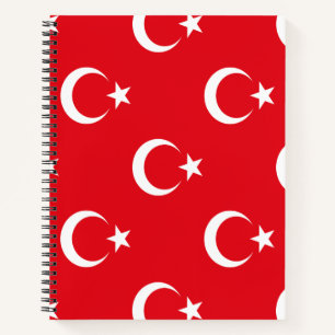 Turkse vlag notitieboek