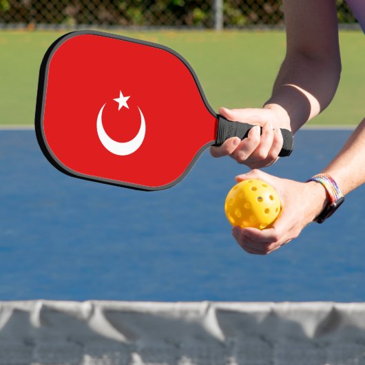 Turkse vlag pickleball paddle (Insitu)