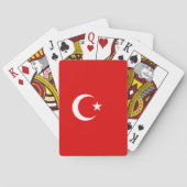 Turkse vlag pokerkaarten (Achterkant)