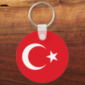 Turkse vlag sleutelhanger (Voorkant)