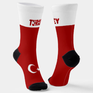 Turkse vlag sokken