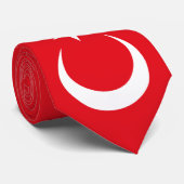 Turkse vlag stropdas (Opgerold)