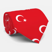 turkse vlag stropdas (Opgerold)