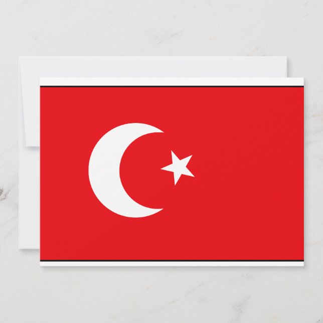 Turkse vlag T-shirts en cadeaus (Voorkant)