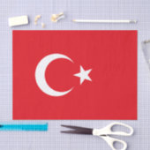 Turkse vlag tissuepapier (Craft)