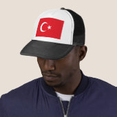 Turkse vlag trucker pet (In situ)
