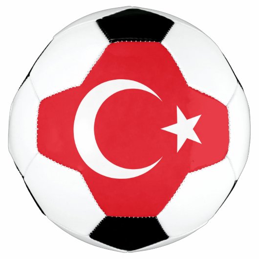 Turkse vlag voetbal (Voorkant)