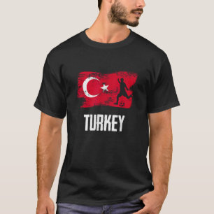 Turkse voetbalploeg Turkse vlag Turkse vlag Turkse T-shirt