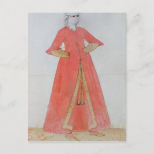 Turkse vrouw briefkaart