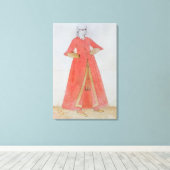 Turkse vrouw canvas afdruk (Insitu (Houten vloer))