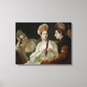 Turkse vrouwen canvas afdruk