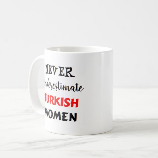 turkse vrouwen koffiemok (Voorkant links)