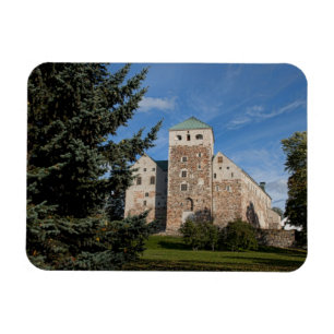 Turku, Finland, oude Turun Linna-burcht, een Magneet