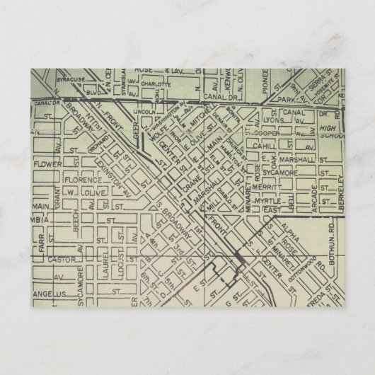 Turlock, CA Carte Vintage (Devant)