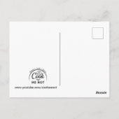 Turmeric Mango Smoothie Recipe Briefkaart (Achterkant)