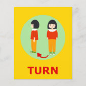 TURN Carte mémoire pour le mot syllabe T 1 initial (Devant)