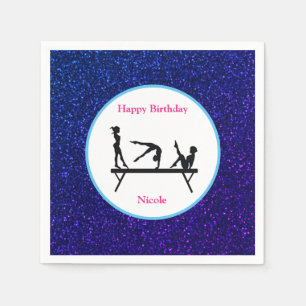 Turn "Happy Birthday" Koninklijke Glans Servetten