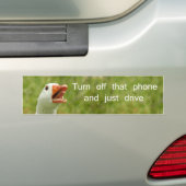 Turn off that phone bumpersticker (Op auto)
