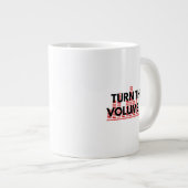 Turn The Volume Up Coffee Mug (Devant droit)