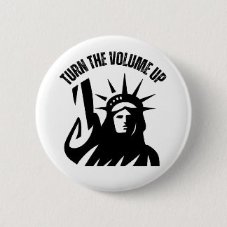 Turn The Volume Up New York Zohran Mamdani Ronde Button 5,7 Cm