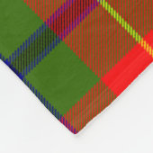 Turnbull Clan Badge Tartan Pset Fleece Deken (Hoek)