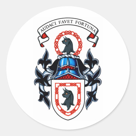 Turnbull Coat of Arms Sticker (Voorkant)