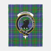 Turnbull Hunting Tartan Pset Fleece Deken (Voorkant)