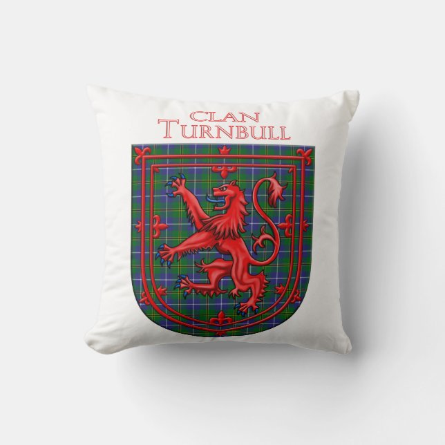 Turnbull Hunting Tartan Scottish Pset Kussen (Voorkant)