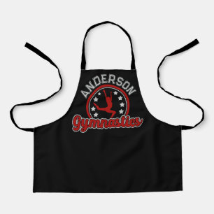 Turnen ADD NAME Turner Sprong Vloer Atleet Schort
