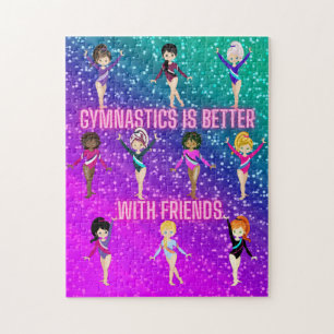 Turnen is leuker met vrienden Super Sparkle Legpuzzel