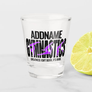 Turnen NAAM Acrobatisch Team Handspring Gymnast Shot Glas