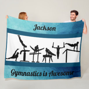 Turnen voor Jongens is Geweldig Fleece Dekbed Deken