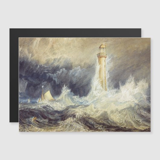 Turner - Carte magnétique du phare Bell Rock (Devant / Derrière)