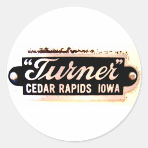 Turner Company ronde sticker