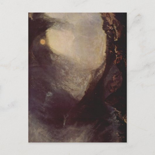 Turner, Joseph Mallord William Schneesturm: Hannib Briefkaart (Voorkant)