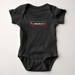 Turner - Minimalistische moderne gymnastiek woord Romper