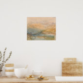 Turner - On Mosell Near Traben Trarbach Poster (Keuken)