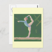 Turner op Evenwichtsbalk, Briefkaart (Voorkant / Achterkant)