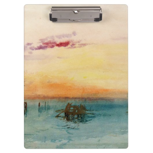 Turner - The Lagoon Venice op Sunset Klembord (Voorkant)