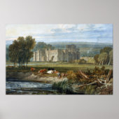 Turner - Uitzicht van Hampton Court Herefordshire Poster (Voorkant)