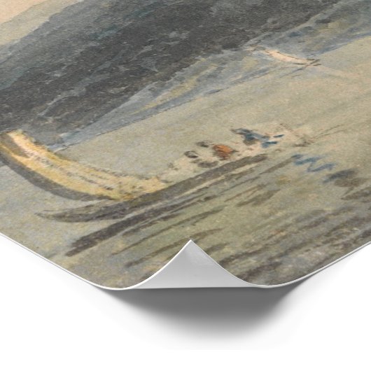 Turner - Van Isole Borromee Lago Maggiore Poster (Hoek)